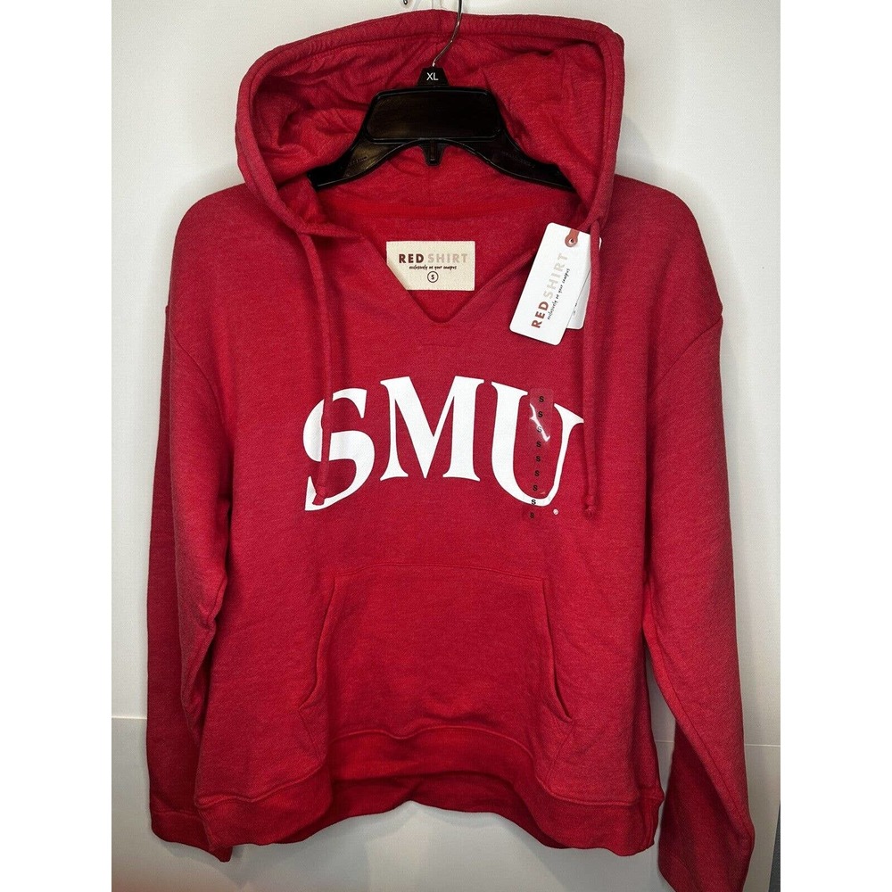 Women's SMU Hoodie Jacket Red Size Small NEW Red Shirt $49 Southern Methodist